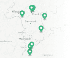 Map of Wingfield courts